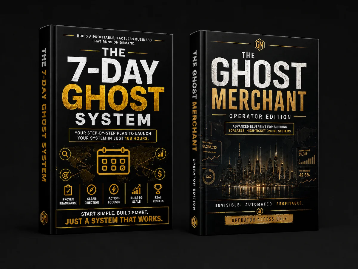 The 7-Day Ghost System and The Ghost Merchant (Operator Edition) eBook bundle