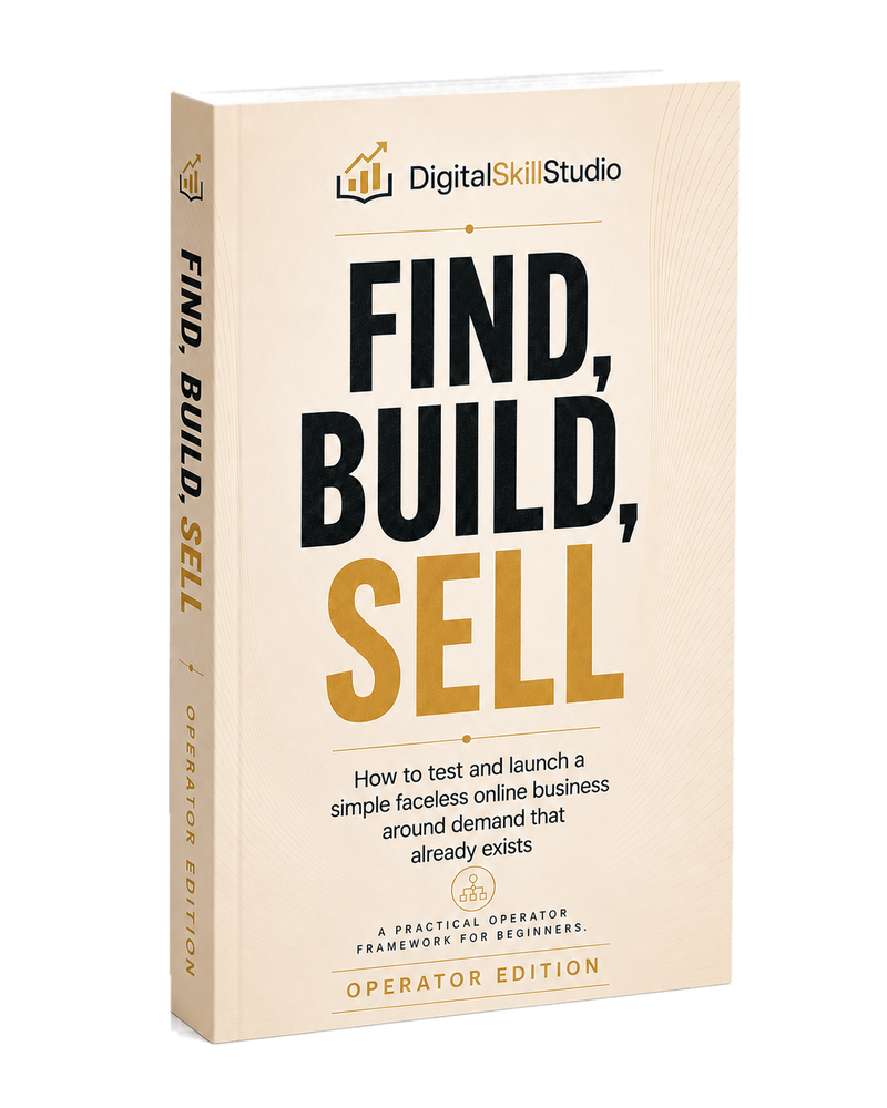 Find, Build, Sell book