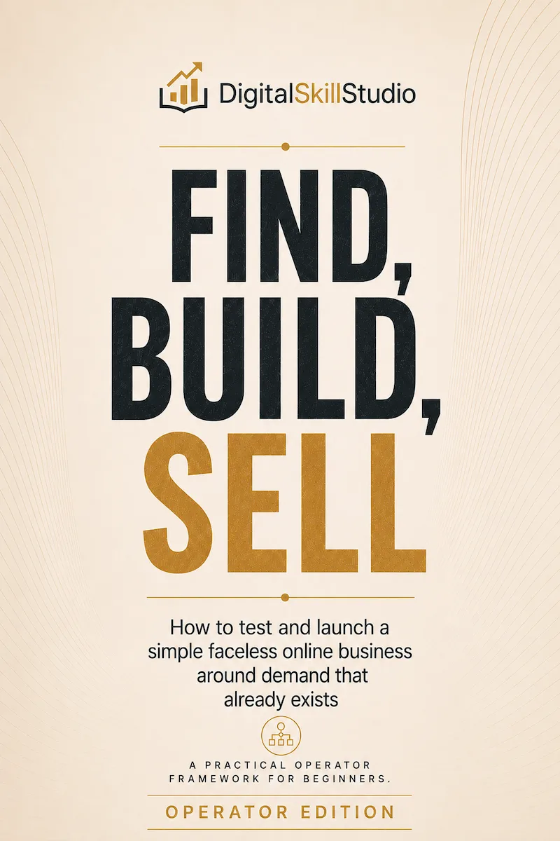 Find, Build, Sell flat cover