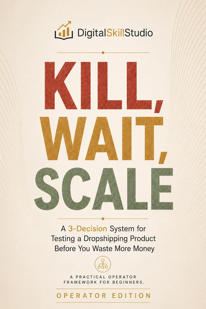 Kill, Wait, Scale flat cover